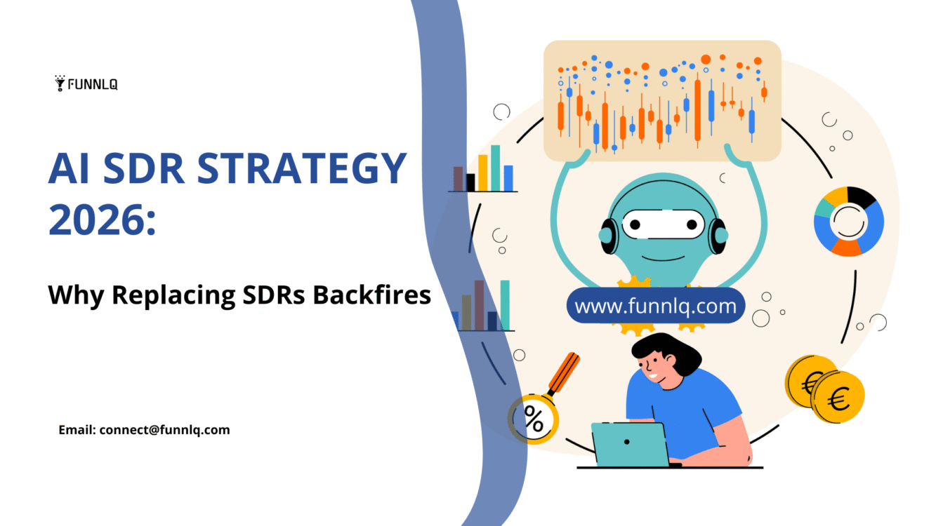 Image shows SDR and AI working together for better sales performance